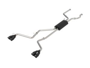 aFe - aFe MACH Force-Xp 2.5in. 304 SS C/B Exhaust 20-21 Ford Explorer V6-3.0L - Black Tip 49-33139-B - Image 1