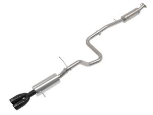 aFe - aFe Takeda Series 2 1/2in 304 SS Cat-Back 14-19 Ford Fiesta L4-1.6L (t) w/Black Tip 49-33140-B - Image 1