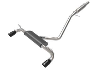 aFe - aFe Ford Bronco Sport 21-22 L3-1.5L (t)/L4-2.0L (t) Vulcan Cat-Back Exhaust System- Black Tips 49-33142-B - Image 1