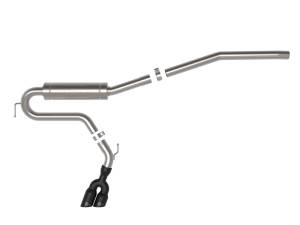 aFe - aFe Rebel Series 2.5in 409 SS Cat-Back Exhaust w/ Black Tip 2022 Ford Maverick 49-33144-B - Image 5