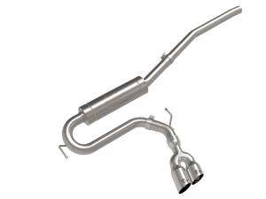 aFe - aFe 22-23 Ford Maverick EcoBoost L4 2.0L(t) Rebel Series 2-1/2in 304 SS Cat-Back w/ Polished Tip 49-33144-P - Image 1