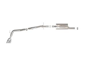 aFe - aFe 2024+ Ford Ranger L4-2.3L (t) Vulcan Series 2.5in to 3in Cat-Back Exhaust w/ Polished Tip 49-33148-P - Image 3