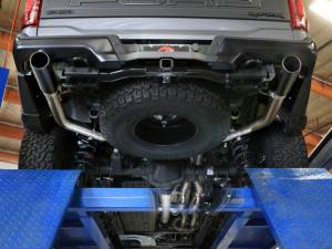 aFe - aFe 21-24 Ford F-150 Vulcan Series 3 IN to 3-1/2 IN Stainless Steel Cat-Back Exhaust System - Black 49-33151-B - Image 5