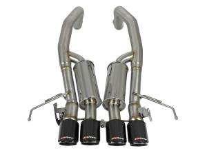 aFe - aFe MACHForce XP Axle Back 304SS Exhaust w/ Carbon Fiber Tips 15-19 Chevy Corvette Z06 49-34082-1C - Image 4