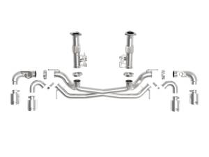 aFe - AFe MACH Force-Xp 304 Stainless Steel Cat-Back Exhaust Polished 2020 Chevrolet Corvette C8 49-34124NM-P - Image 5