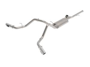 aFe - aFe Gemini XV 3in 304SS CB Exhaust w/ Cutout 14-19 GM Trucks 4.3/5.3L w/ Pol Tips - CrewCab/Extended 49-34132-P - Image 1