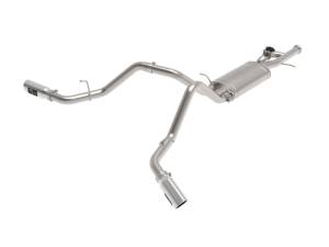 aFe - aFe Gemini XV Cat-Back Exhaust System GM Trucks 09-18 V6-4.3/V8-4.8/5.3L- Cut-Out Polished 49-34133-P - Image 1