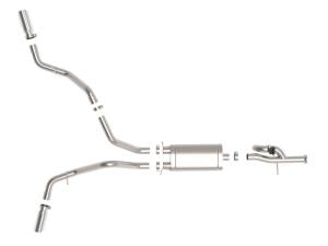 aFe - aFe Gemini XV Cat-Back Exhaust System GM Trucks 09-18 V6-4.3/V8-4.8/5.3L- Cut-Out Polished 49-34133-P - Image 9
