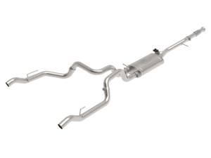 aFe - aFe Gemini XV 3in 304 SS Cat-Back Exhaust w/ Cutout 19-21 GM Silverado/Sierra 1500 V8 49-34138 - Image 1