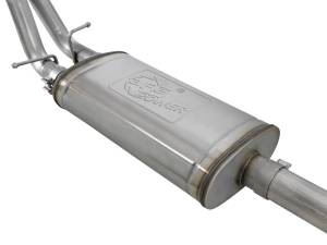aFe - aFe Gemini XV 3in 304 SS Cat-Back Exhaust w/ Cutout 19-21 GM Silverado/Sierra 1500 V8- w/ Black Tips 49-34139-B - Image 4