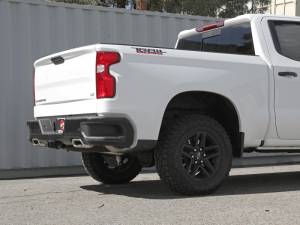 aFe - aFe Gemini XV 4in to Dual 3in 304 SS Cat-Back Exhaust w/ Cutout 19-21 GM Silverado/Sierra V8-6.2L 49-34140 - Image 3