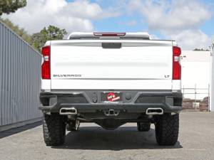 aFe - aFe Gemini XV 4in to Dual 3in 304 SS Cat-Back Exhaust w/ Cutout 19-21 GM Silverado/Sierra V8-6.2L 49-34140 - Image 4