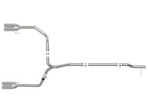 aFe - aFe GM Trucks 23-24 L6-3.0L (td) LZ0 Vulcan Series 3in 304 SS DPF-Back Exhaust System w/Polished Tip 49-34146-P - Image 5