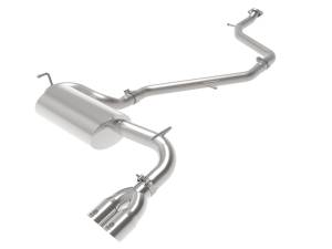 aFe - aFe Takeda 18-21 Toyota C-HR 2.0L 2.5in 304 Stainless Steel Cat-Back Exhaust w/ Polished Tip 49-36044-P - Image 1