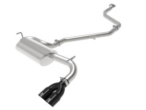 aFe - aFe POWER Takeda 2in to 2-1 304 SS Cat-Back Exhaust w/ Black Tips 11-17 Lexus CT200h 1.8L 49-36047-B - Image 1