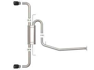 aFe - aFe POWER Takeda 19-21 Toyota RAV4 L4-2.5L 304SS CB Exhaust w/ Black Tips 49-36053-B - Image 5