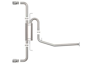 aFe - aFe Power 19-21 Toyota RAV4 L4-2.5L Takeda 304 SS Cat-Back Exhaust w/ Polished Tip 49-36053-P - Image 5