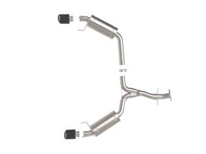 aFe - aFe POWER Takeda 06-13 Lexus IS250/IS350 SS Axle-Back Exhaust w/ Carbon Tips 49-36055-C - Image 6