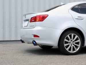 aFe - aFe POWER Takeda 06-13 Lexus IS250/IS350 SS Axle-Back Exhaust w/ Blue Flame Tips 49-36055-L - Image 3
