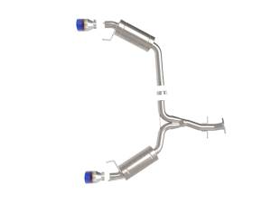 aFe - aFe POWER Takeda 06-13 Lexus IS250/IS350 SS Axle-Back Exhaust w/ Blue Flame Tips 49-36055-L - Image 6