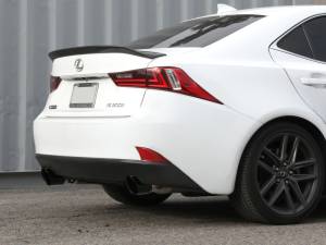 aFe - aFe POWER Takeda 16-17 Lexus IS200t L4-2.0L (t) 2.5in-3in 304 SS CB Exhaust w/ Black Tips 49-36059-B - Image 3
