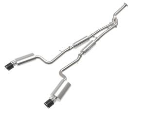 aFe - aFe POWER Takeda 16-17 Lexus IS200t L4-2.0L (t) 2.5in-3in 304 SS CB Exhaust - Carbon Fiber 49-36059-C - Image 1
