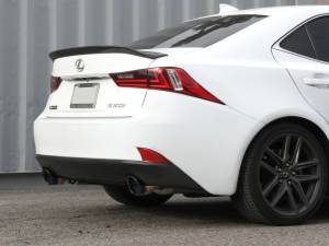 aFe - aFe POWER Takeda 16-17 Lexus IS200t L4-2.0L (t) 2.5in-3in 304 SS CB Exhaust w/ Blue Tip 49-36059-L - Image 3