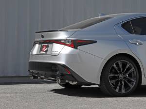 aFe - aFe Lexus IS350 14-22 V6-3.5L Takeda Axle-Back Exhaust System- Carbon Fiber Tip 49-36060-C - Image 3