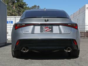 aFe - aFe Lexus IS350 14-22 V6-3.5L Takeda Axle-Back Exhaust System- Carbon Fiber Tip 49-36060-C - Image 4