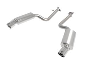 aFe - aFe Lexus IS350 14-22 V6-3.5L Takeda Axle-Back Exhaust System- Polished Tip 49-36060-P - Image 1