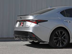 aFe - aFe Lexus IS350 14-22 V6-3.5L Takeda Axle-Back Exhaust System- Polished Tip 49-36060-P - Image 3