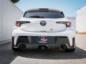 aFe - aFe 23-24 Toyota GR Corolla L3 1.6L (t) Gemini XV 3in to 2-1/2in CatBack Exhaust w/Carbon Fiber Tips 49-36067-C - Image 4
