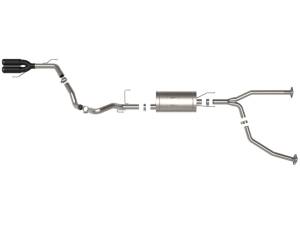 aFe - aFe 23-24 Toyota Sequoia V6 3.4L Vulcan Series 2-1/2in to 3in 304 SS Cat-Back Exhaust w/ Black Tip 49-36068-B - Image 5