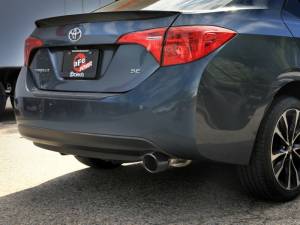 aFe - aFe 14-19 Toyota Corolla 1.8L Takeda 2.5in 304SS Axle-Back Exhaust w/ Black Tip 49-36083-B - Image 2