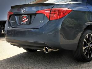 aFe - aFe 14-19 Toyota Corolla 1.8L Takeda 2.5in 304SS Axle-Back Exhaust w/ Polished Tip 49-36083-P - Image 2