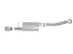 aFe - aFe 14-19 Toyota Corolla 1.8L Takeda 2.5in 304SS Axle-Back Exhaust w/ Polished Tip 49-36083-P - Image 7