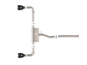 aFe - aFe 22-25 Lexus NX250 2.5L SS-304 Cat-Back Exhaust w/ Black Tips 49-36084-B - Image 2