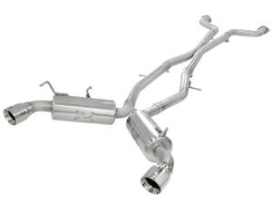 aFe - aFe Takeda 2.5inch SS Exhaust Cat-Back 09-13 Nissan 370Z V6 3.7L Polished Tips 49-36107 - Image 2