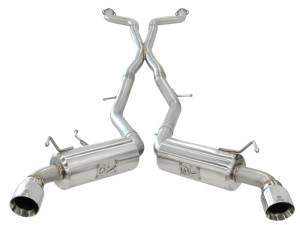 aFe - aFe Takeda 2.5inch SS Exhaust Cat-Back 09-13 Nissan 370Z V6 3.7L Polished Tips 49-36107 - Image 4
