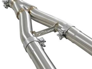aFe - aFe Takeda 2.5in to 3in 304 SS Y-Pipe Exhaust System 16-18 Infiniti Q50/Q60 V6-3.0L (tt) 49-36131 - Image 3