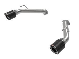 aFe - aFe 2023 Nissan Z V6-3.0L (tt)Takeda Stainless Steel Axle-Back Exhaust System w/ Carbon Fiber Tip 49-36137-C - Image 1