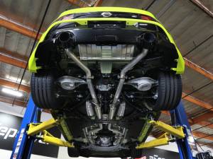 aFe - aFe Nissan Z 23-23 V6-3.0L Takeda 2-1/2in 304 Stainless Steel Cat-Back Exhaust System w/ Black Tips 49-36138-B - Image 4