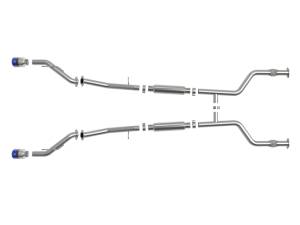 aFe - aFe POWER Takeda 2023 Nissan Z 2 1/2in 304 SS Cat-Back Exhaust System w/ Blue Flame Tips 49-36138-L - Image 5
