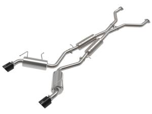 aFe - aFe Takeda Cat-Back Exhaust System Nissan 370Z 09-20 V6-3.7L- Black Tip 49-36139-B - Image 1
