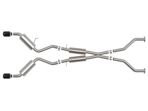 aFe - aFe Takeda Cat-Back Exhaust System Nissan 370Z 09-20 V6-3.7L- Black Tip 49-36139-B - Image 5