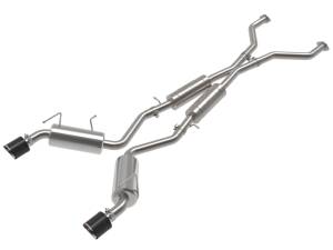 aFe - aFe Takeda Cat-Back Exhaust System Nissan 370Z 09-20 V6-3.7L- Carbon Tip 49-36139-C - Image 1