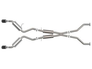 aFe - aFe Takeda Cat-Back Exhaust System Nissan 370Z 09-20 V6-3.7L- Carbon Tip 49-36139-C - Image 5