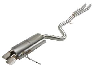 aFe - aFe MACHForce Exhaust Cat-Back SS-304 w/ Polished Tips 07-13 BMW 328i (E92/93) L6 3.0L Non-Turbo 49-36313 - Image 1