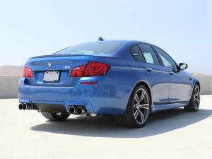 aFe - aFe MACHForce XP Exhaust 304SS Cat-Back w/ Polished Tips 12-13 BMW M5 (F10) V8 4.4L (tt) 49-36317-P - Image 3