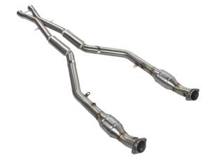 aFe - AFE 08-13 BMW(E90/92/93) MACH Force XP 304 Stainless Steel V8 4.0L w/ Cat & Resonator 49-36321-1 - Image 5